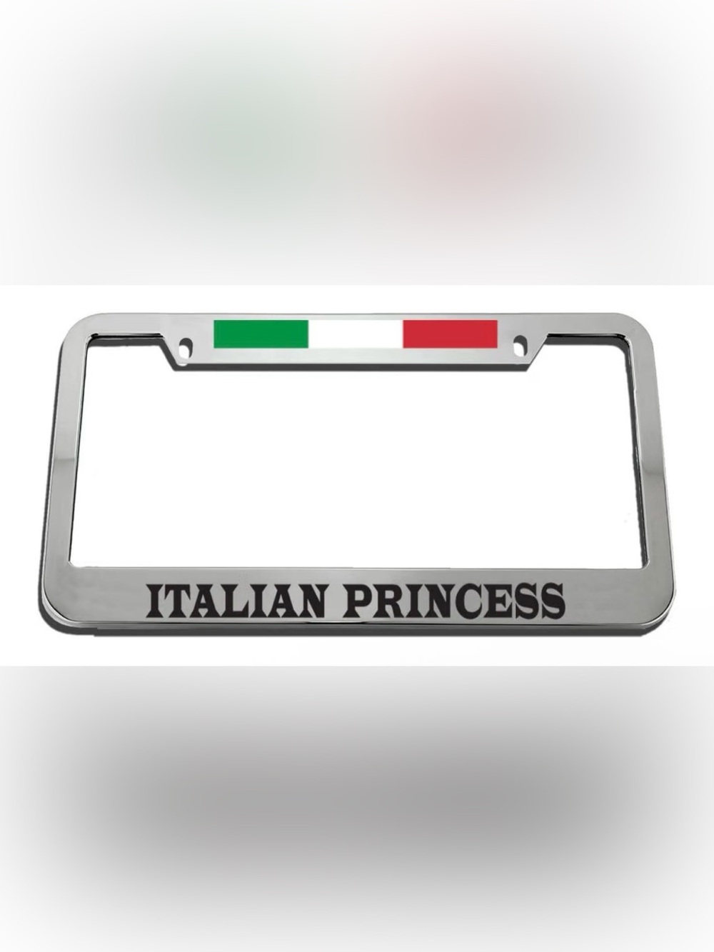 Italian License Plate Frame - Italian Princess